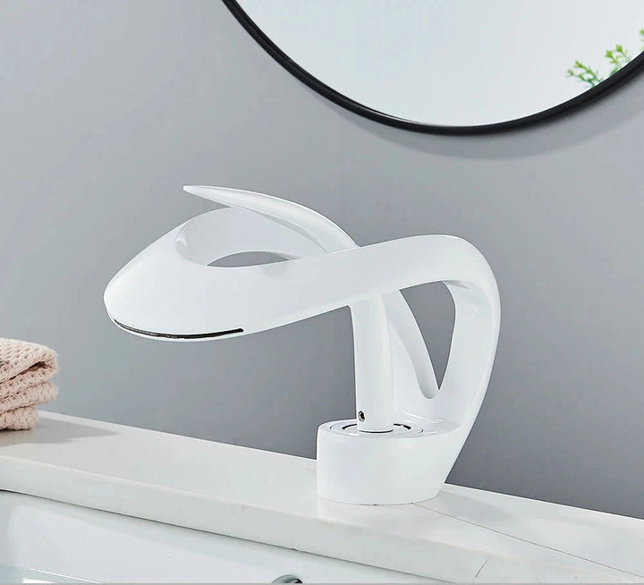 Mixing faucet with waterfall spout - Flowarc
