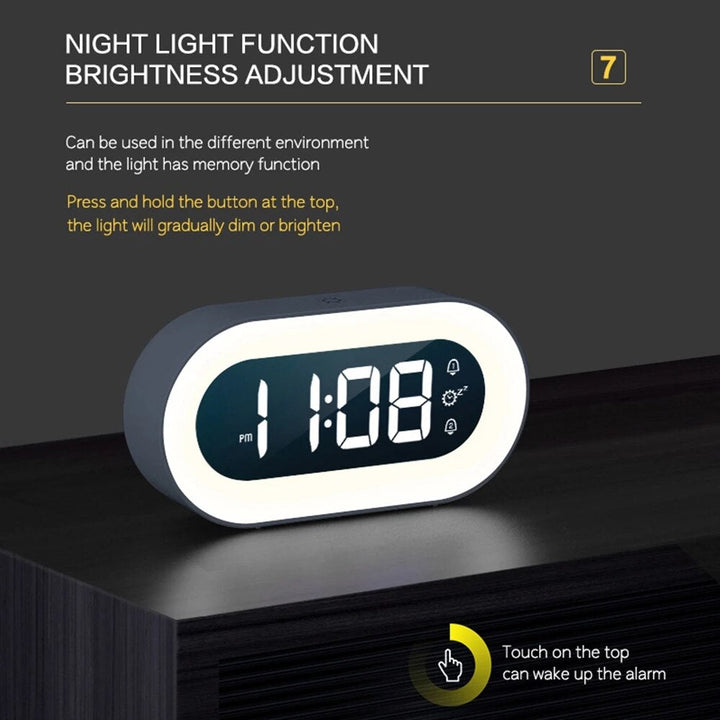 Reloj despertador digital con luz nocturna - Lumino
