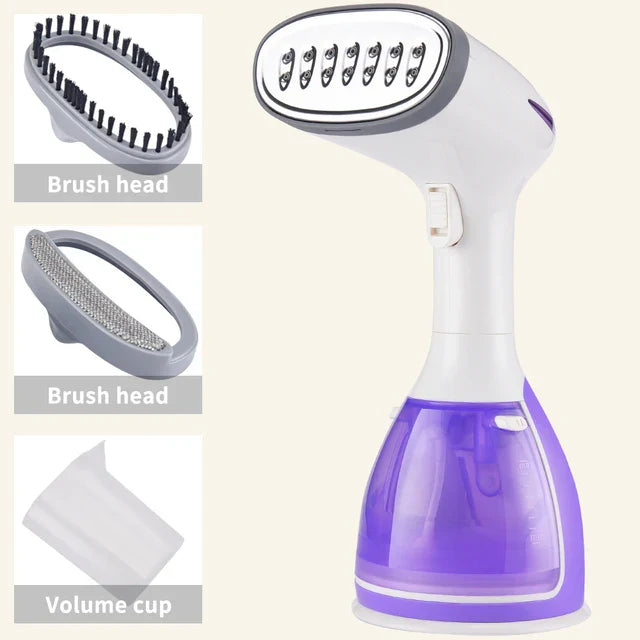 Vertical Fabric Steamer 280W Fast Heating 1500 ml Tank – SteamFlow