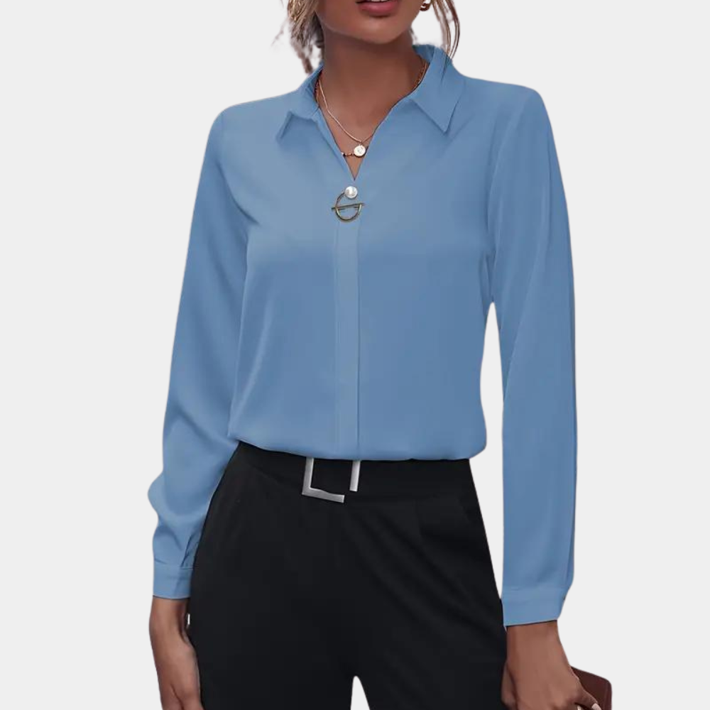 Elegante Chiffonbluse für Damen – Amélie