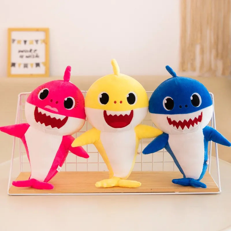 Singing Shark Plush with Music and Light – GlowShark