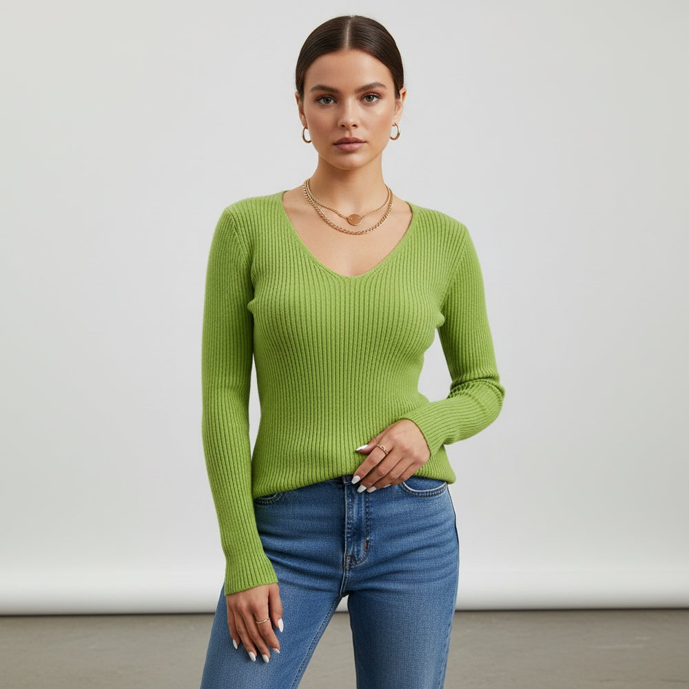 Slim Fit Strickpullover - Veronika