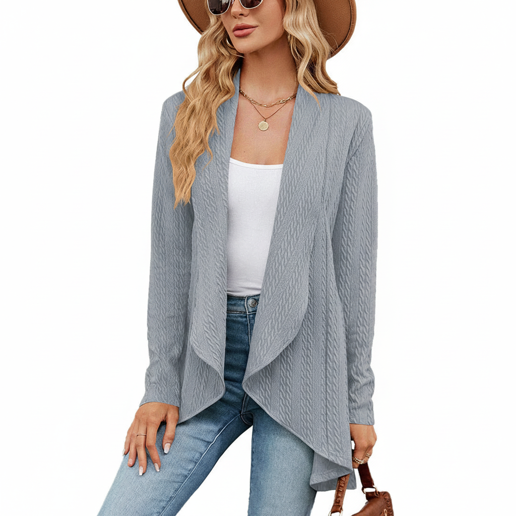Strickjacke Mit Offener Front - Brigitte