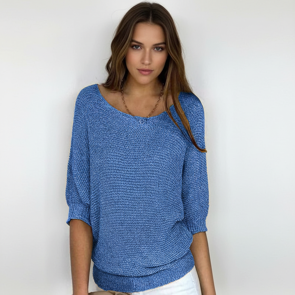 Strickpullover Mit Fledermausärmeln - Gabriele