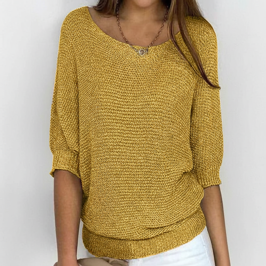 Strickpullover Mit Fledermausärmeln - Gabriele