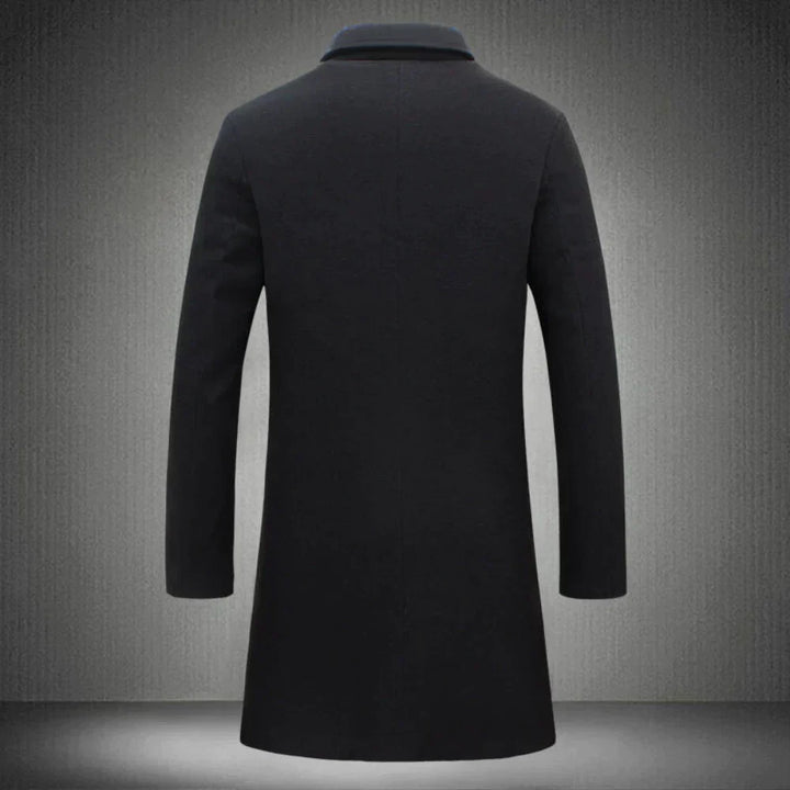 Abrigo de lana elegante para hombre - Maxwell