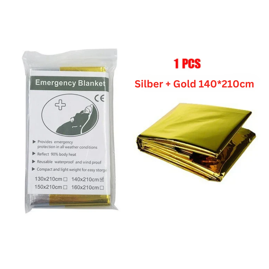 Multifunktionale Notfalldecke und Isolationsdecke - ThermaShield Poncho