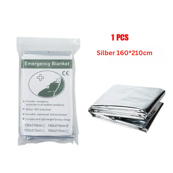 Multifunktionale Notfalldecke und Isolationsdecke - ThermaShield Poncho