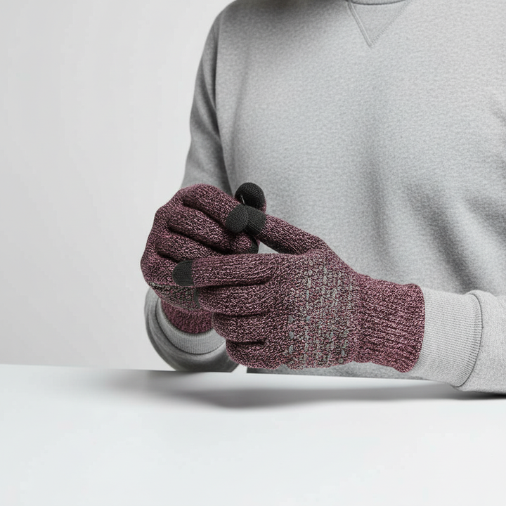 Thermische Gestrickte Handschuhe - CozyConnect