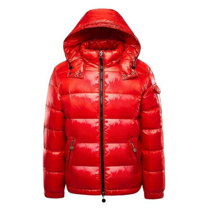 Warm men's puffer jacket - Thor
