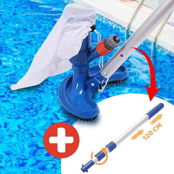 Manual Pool Vacuum Cleaner – AquaSweep