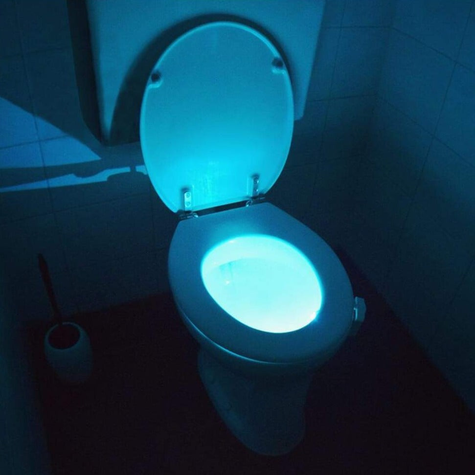 Bevægelsesstyret toilet natlampe - GlowBowl