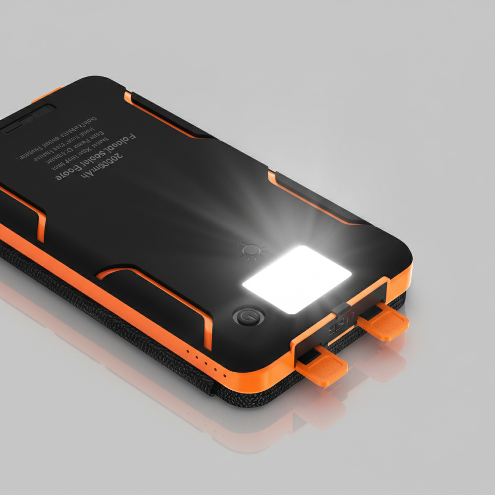 Tragbare Solarpowerbank Kunststoff - SunChargeo