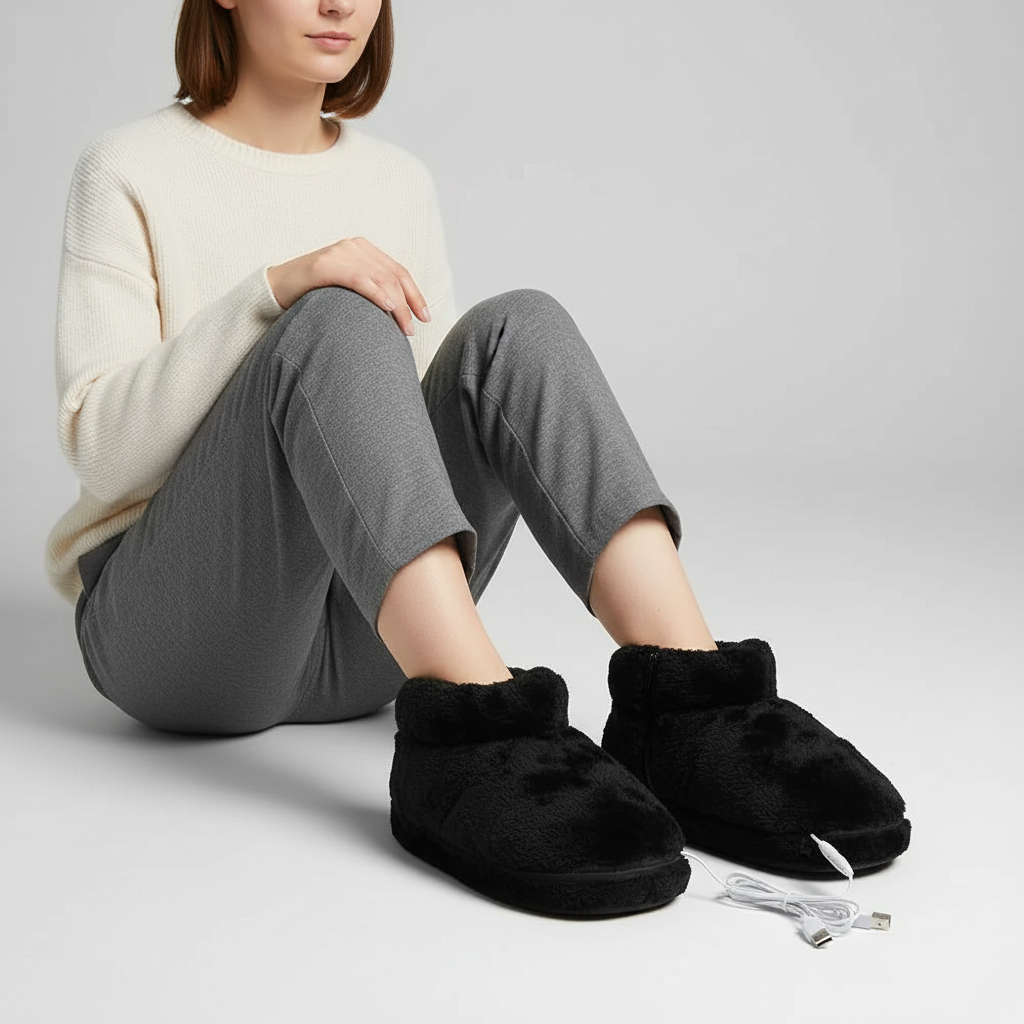 USB-Heizbare Hausschuhe - Warmfoot