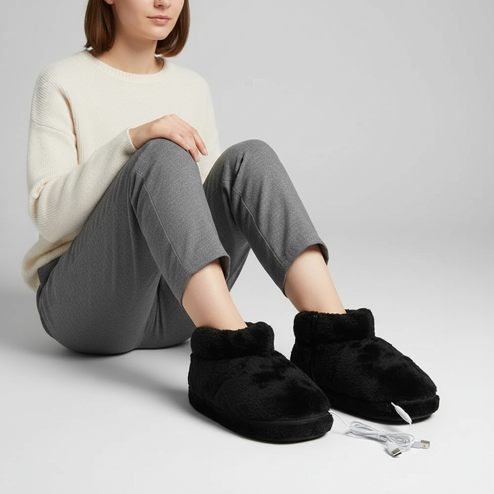 USB-Heizbare Hausschuhe - Warmfoot