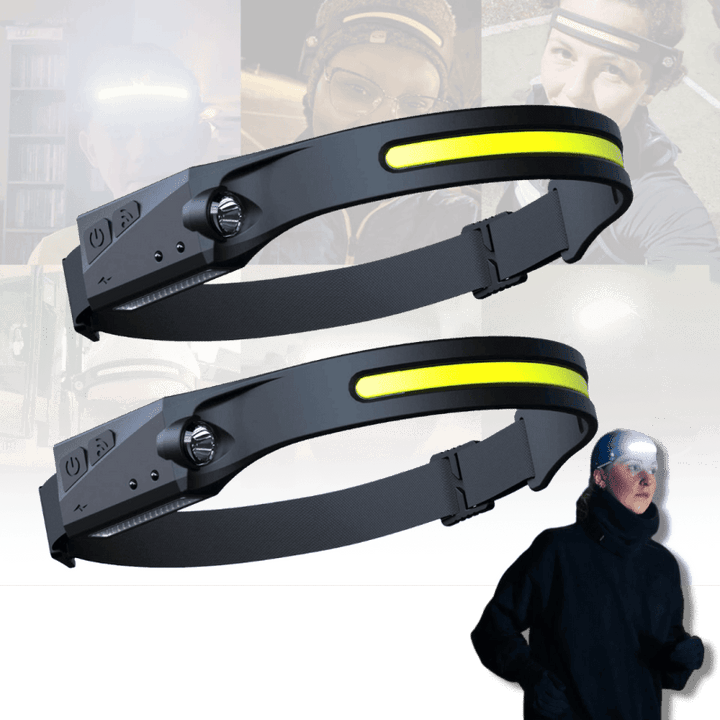 Sensor induktions-hovedlampe (1+1 GRATIS)