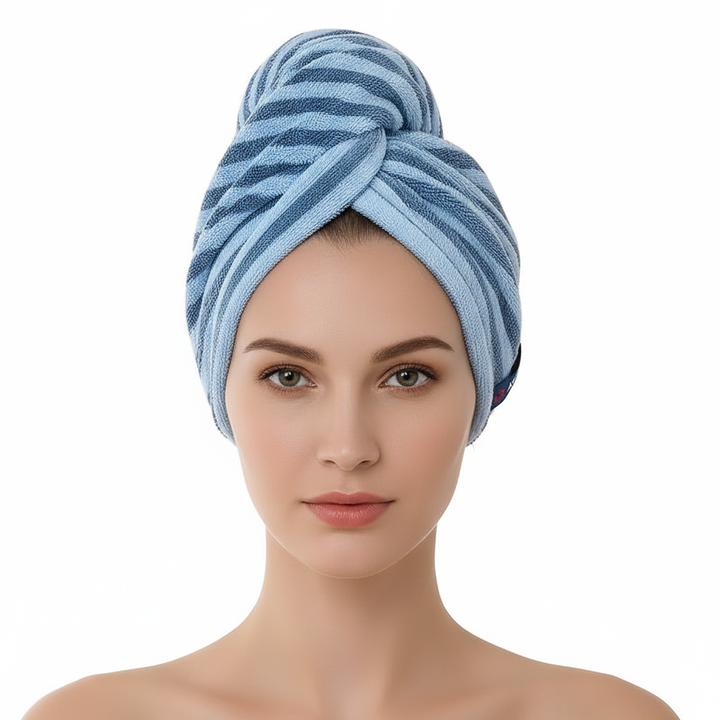 Übergröße Turban Handtuch - StripeTowel