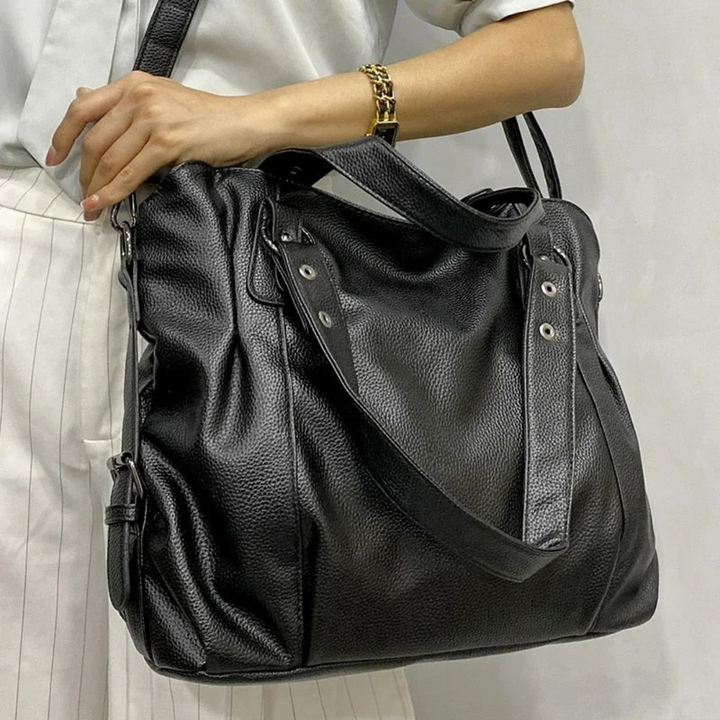 Bolso de hombro de cuero de lujo para mujer - EliteCarry