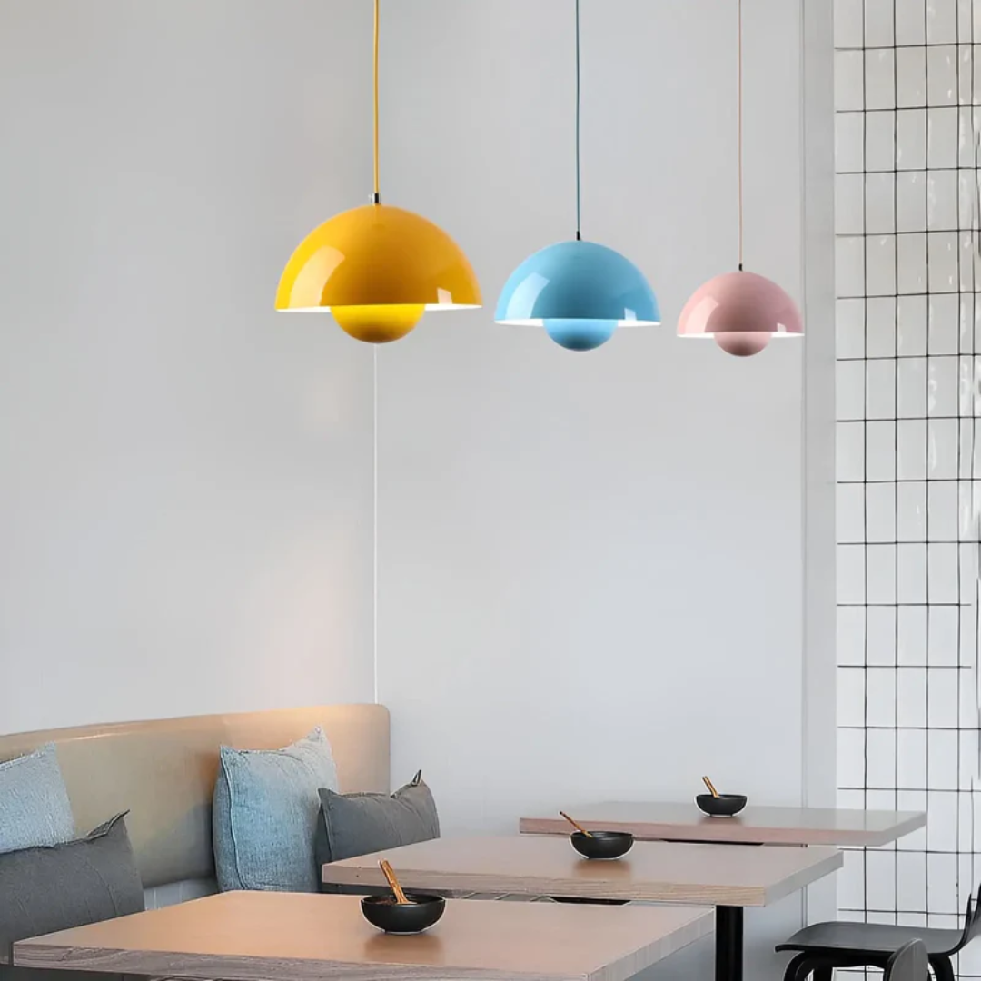 Scandinavian LED Pendant Light - NordicBlossom