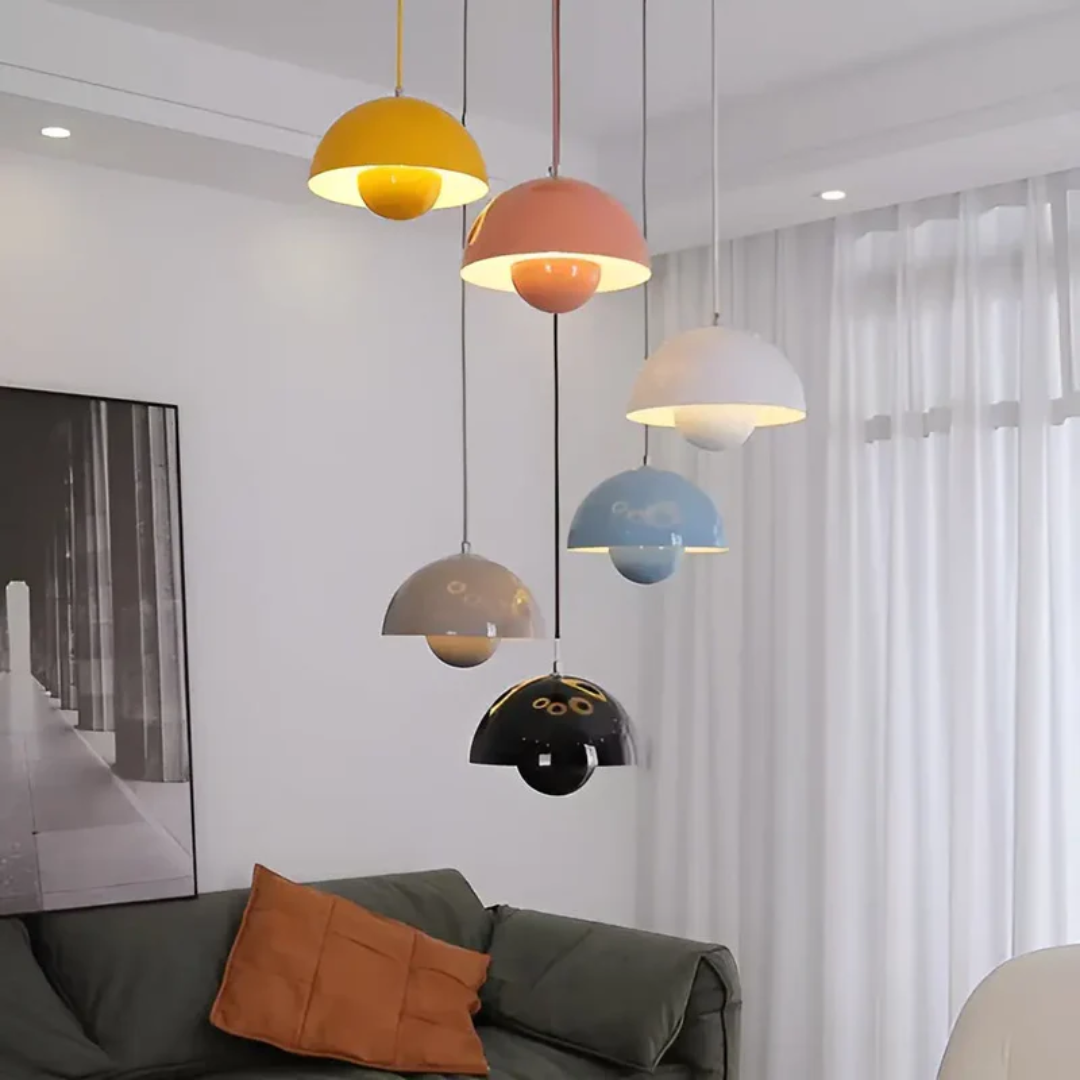 Scandinavian LED Pendant Light - NordicBlossom