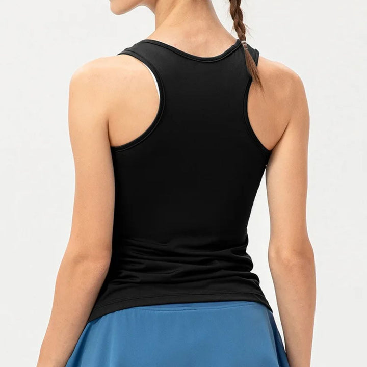 Arlene camiseta sin mangas de yoga de secado rápido