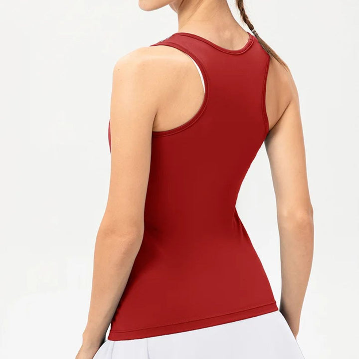 Arlene camiseta sin mangas de yoga de secado rápido