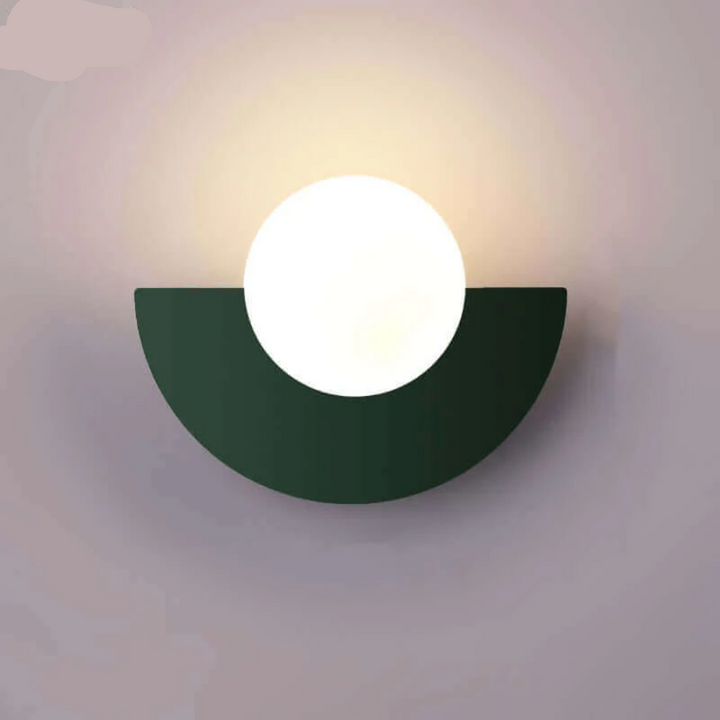 Metallic Crescent Wall Lamp - LunaMetal