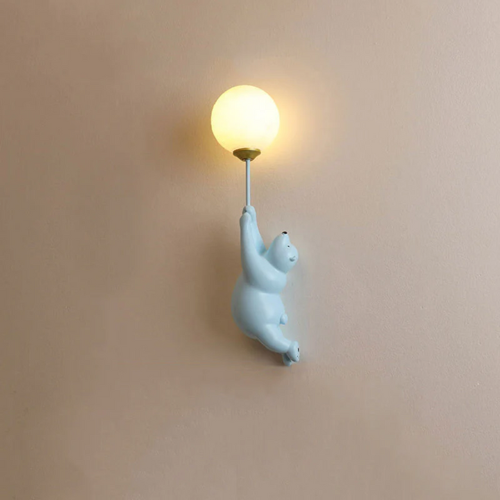Lámpara de pared LED con diseño de oso - TeddyGlow