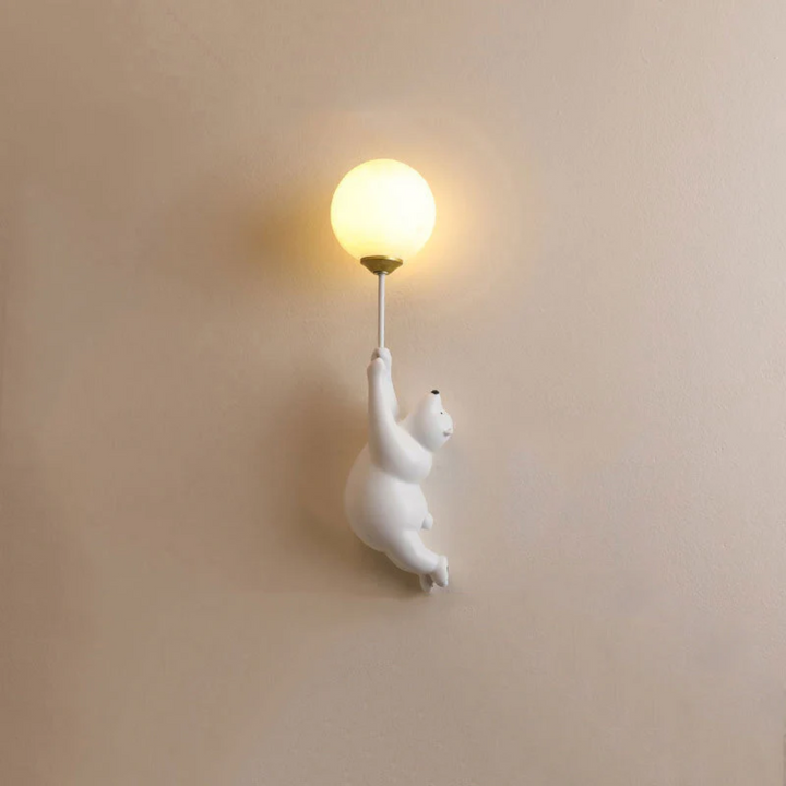 Lámpara de pared LED con diseño de oso - TeddyGlow