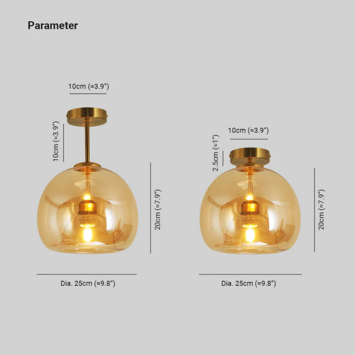 Modern Round LED Ceiling Lamp - Aurelia