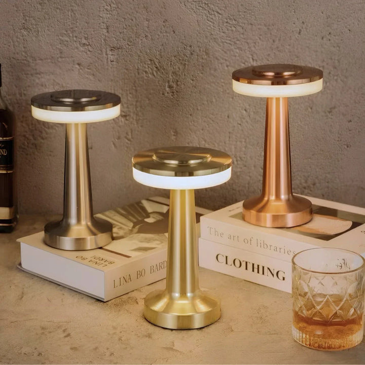 Lámpara de mesa retro inalámbrica - LumiBar