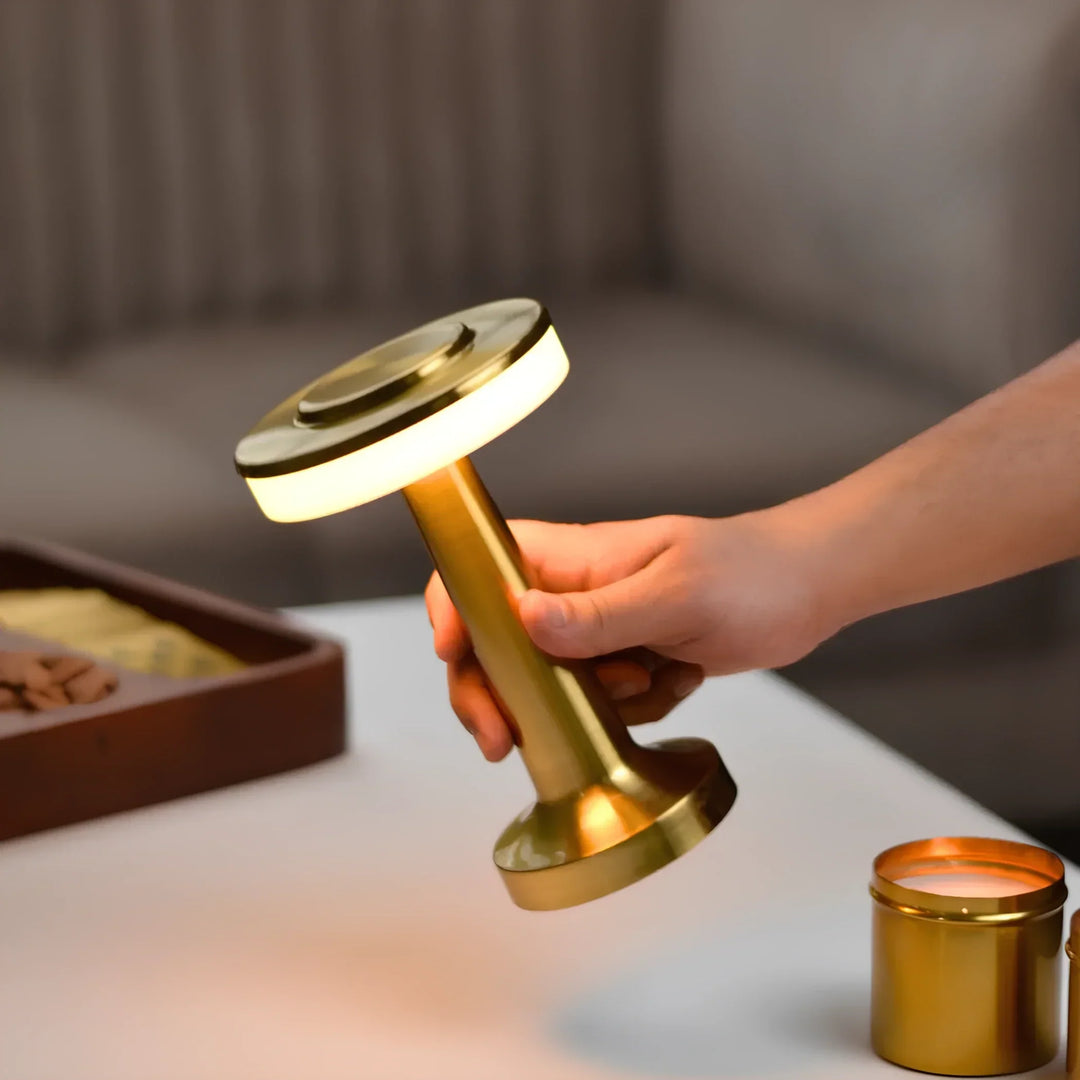 Lámpara de mesa retro inalámbrica - LumiBar