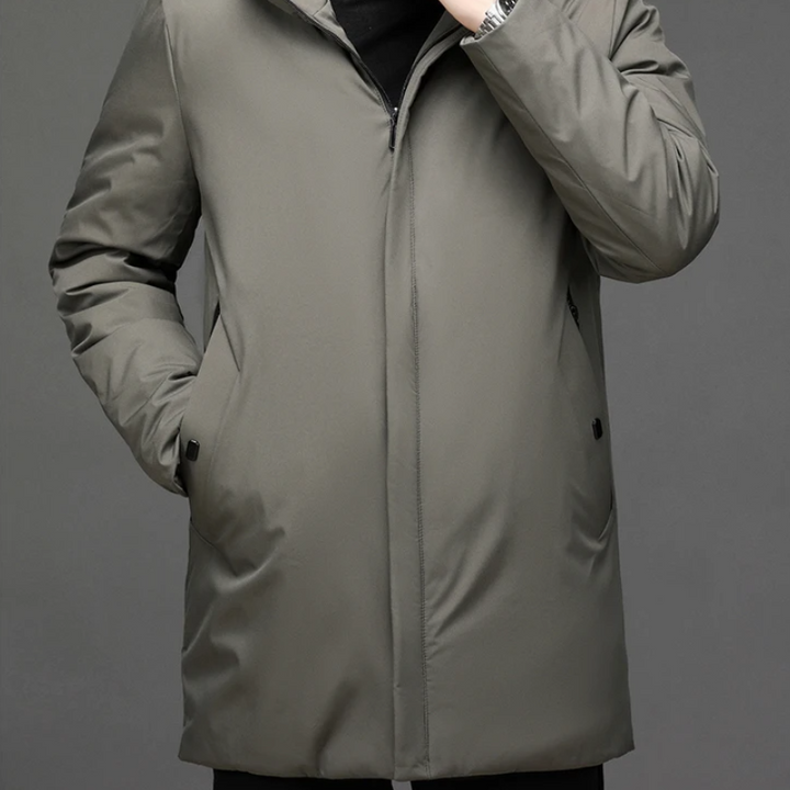 Chaqueta clásica de plumón con capucha – Victor