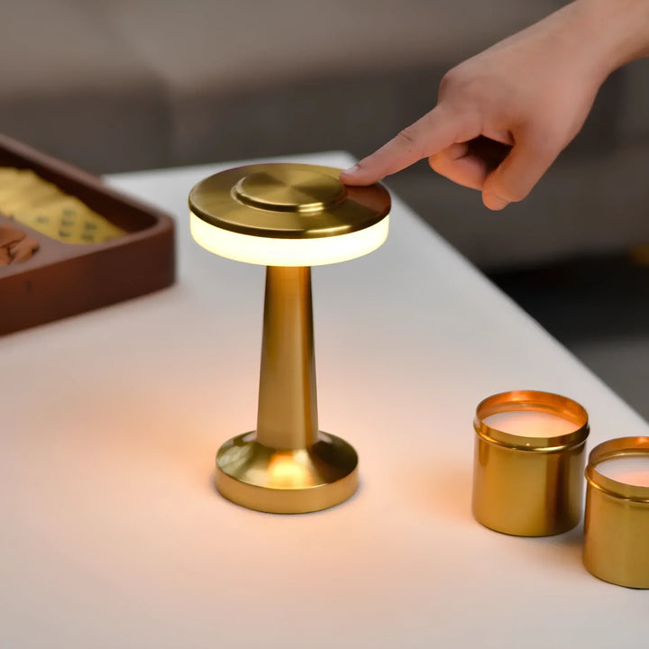 Lámpara de mesa retro inalámbrica - LumiBar