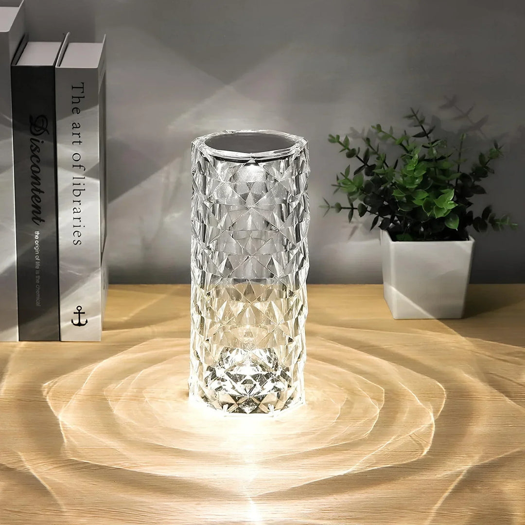 Lámpara de mesa Kristall con control táctil - Aurora