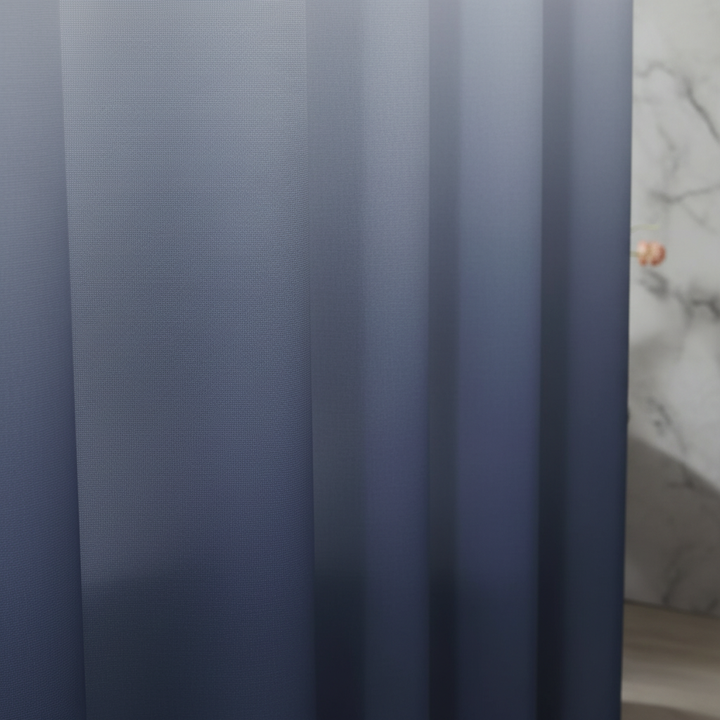 Verdickter Polyester Duschvorhang - AquaVeil