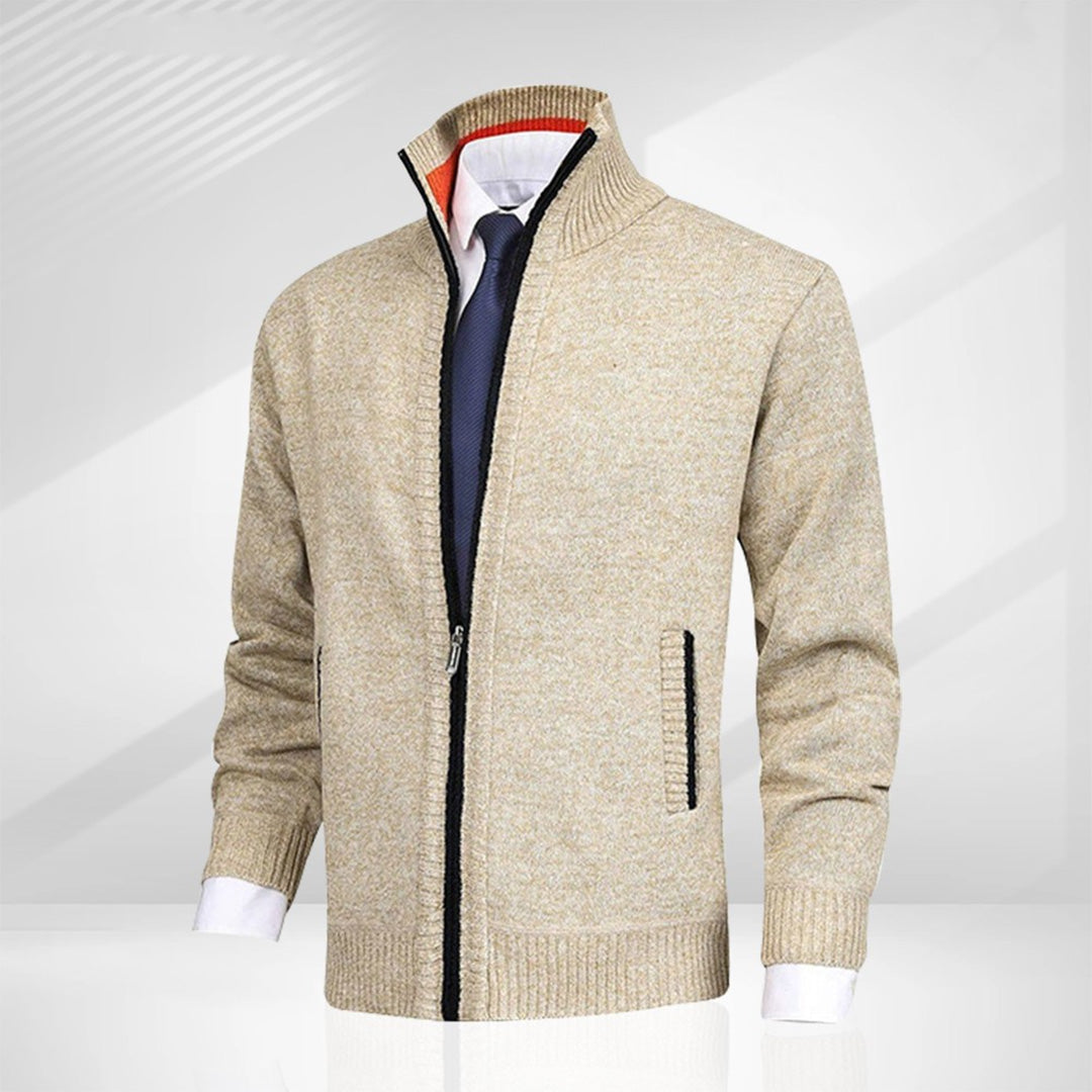 Fashionable men's vest with zipper – Milo
