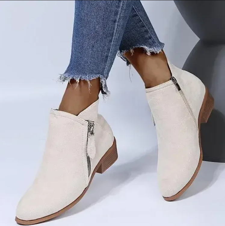 Autumn Women's Leather Ankle Boots – Saphira