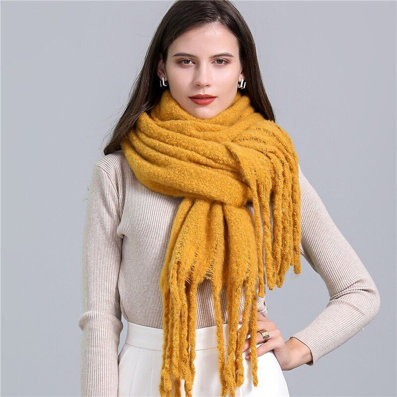 Bufanda de cuadros de moda para mujer - Elira