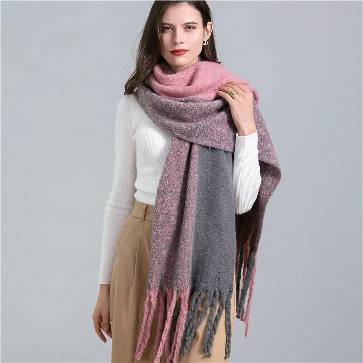 Bufanda de cuadros de moda para mujer - Elira