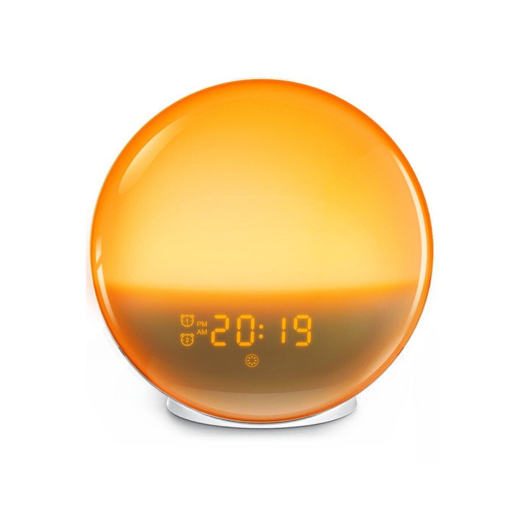Natural Radio Alarm Clock with Wake-up Light - GlowRise