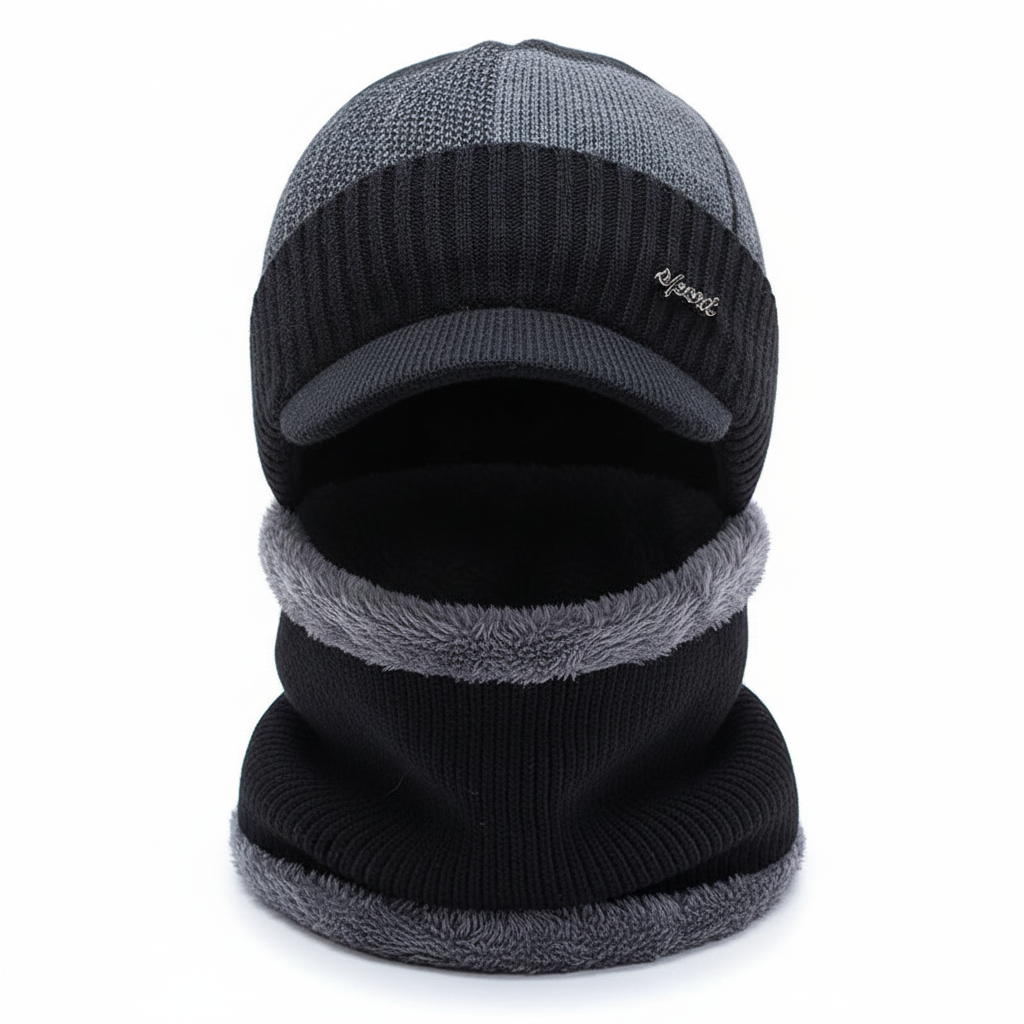 Wärmende Mütze Mit Gesichtsschutz - WinterCap