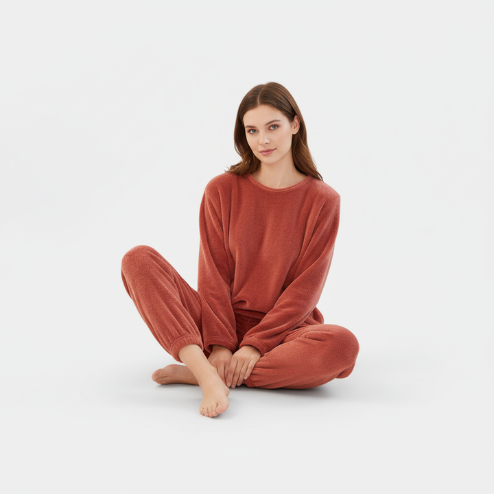 Weiche Fleece-Pyjama - Christina