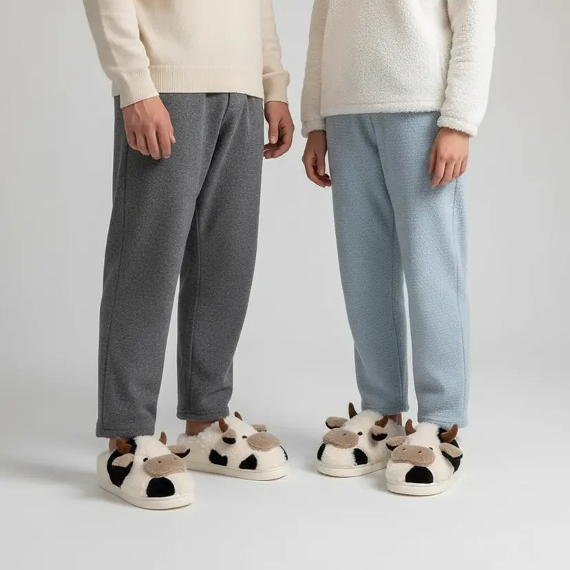 Weiche Plüschpantoffel - CuddleCow
