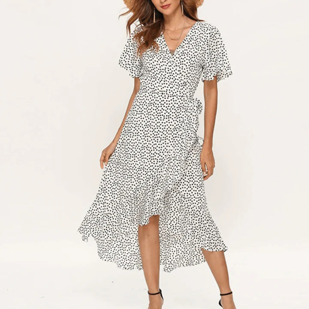 Vestido cruzado de moda - Seraphina