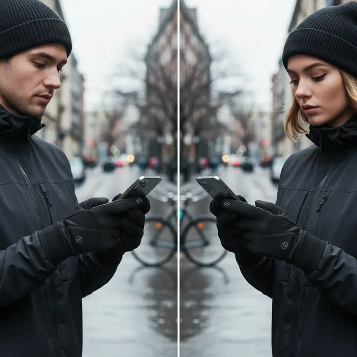 Guantes a prueba de viento con función táctil - TouchWarm