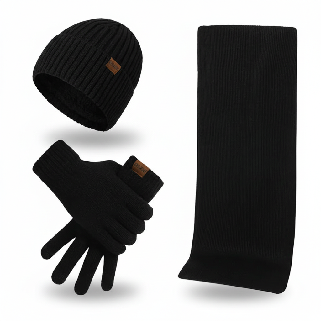 Wollige Mütze Und Handschuhe - ChillGuard