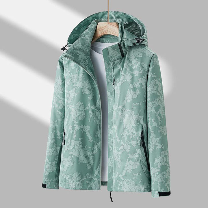 Windproof Women's Jacket with Hood - Ayla