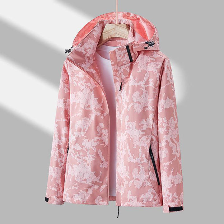 Windproof Women's Jacket with Hood - Ayla