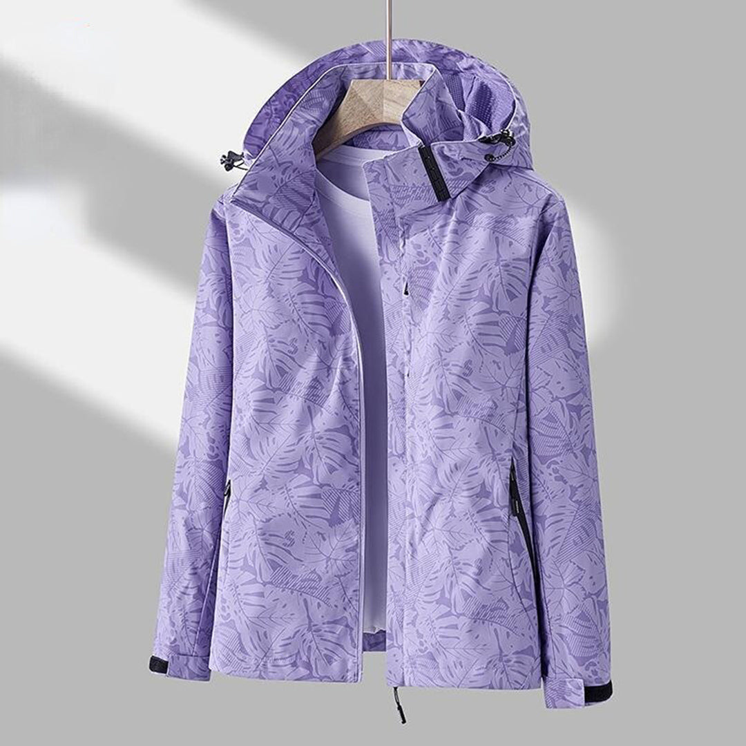 Windproof Women's Jacket with Hood - Ayla